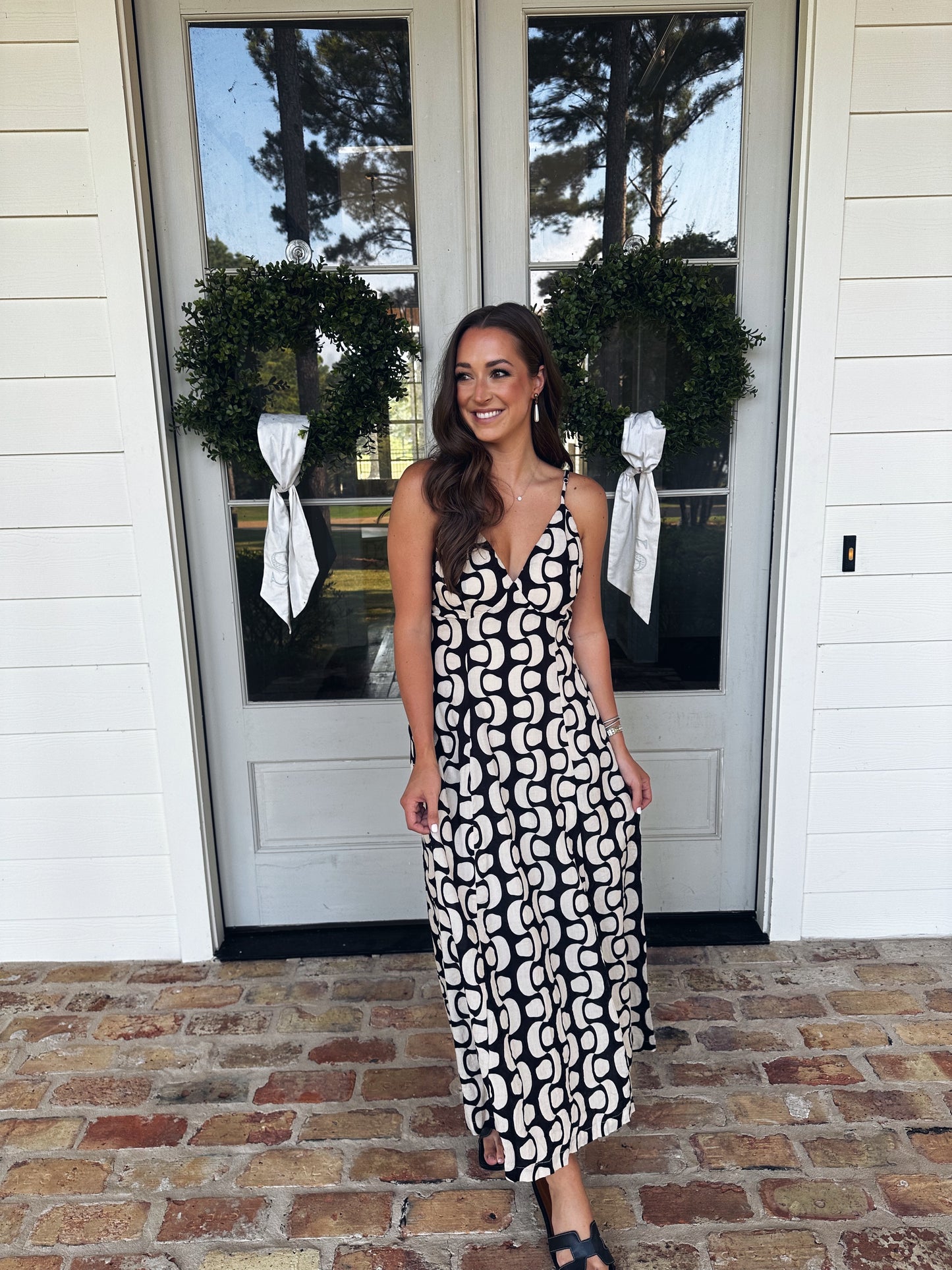 Sara Open Back Maxi Dress