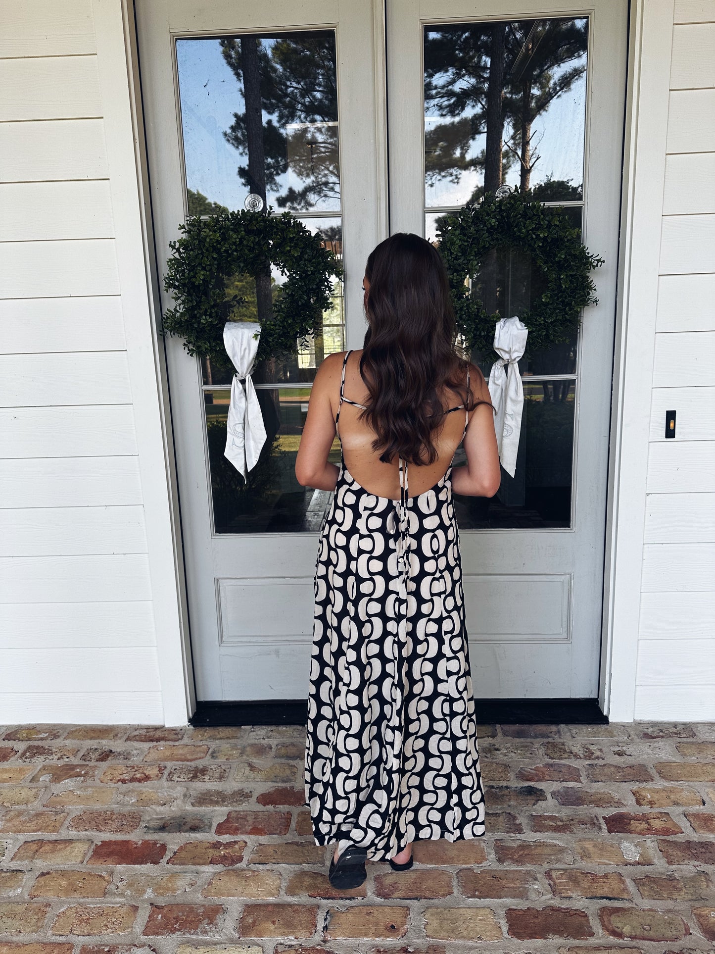 Sara Open Back Maxi Dress