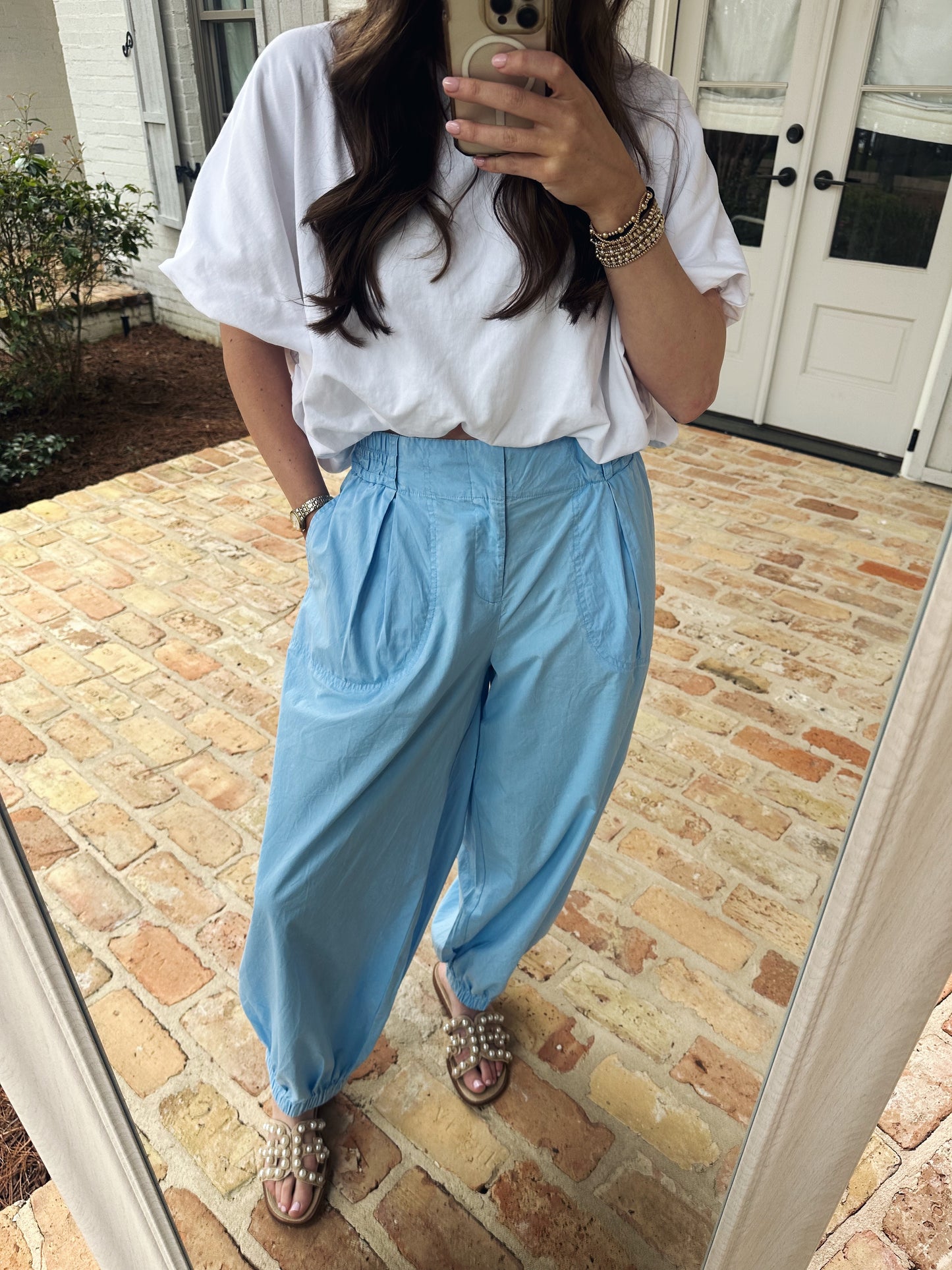 Pale Blue Joggers
