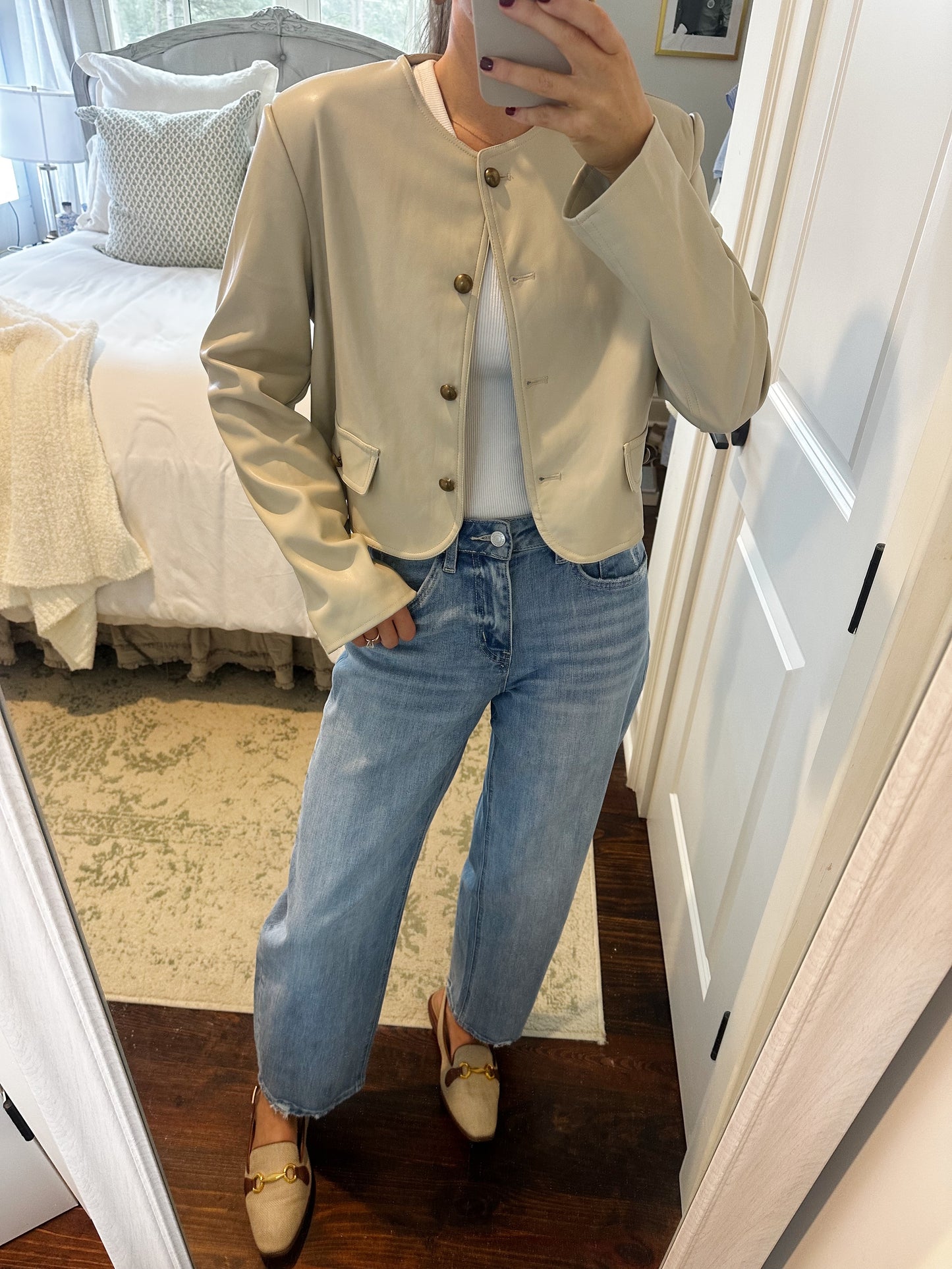 High Rise Barrel Leg Jeans