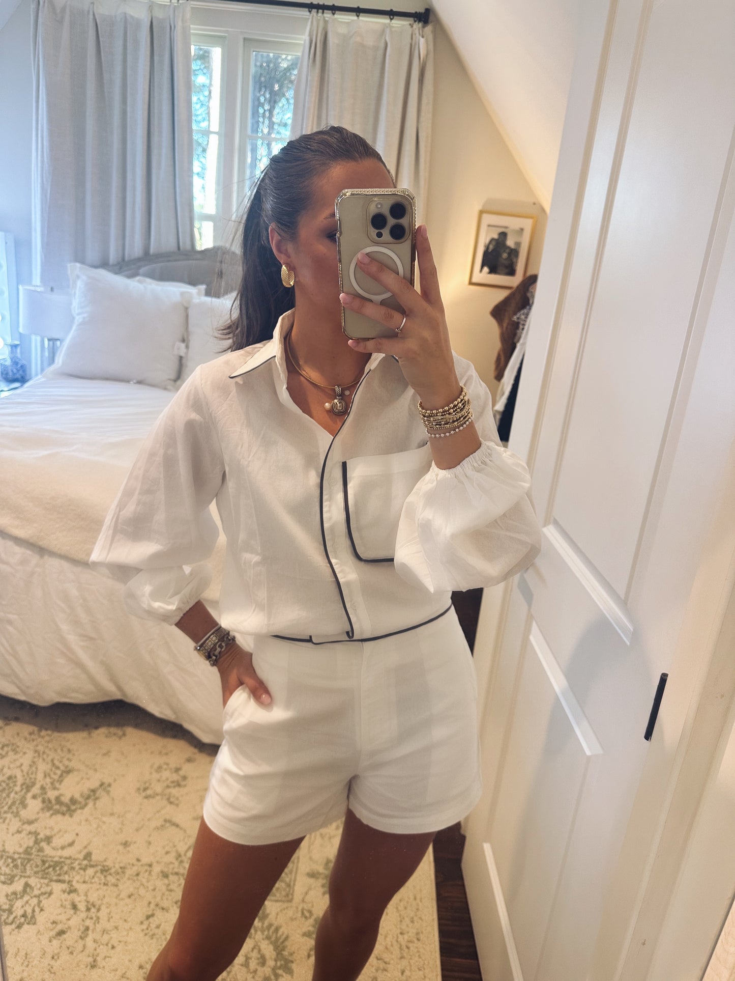 Meredith Linen Shorts