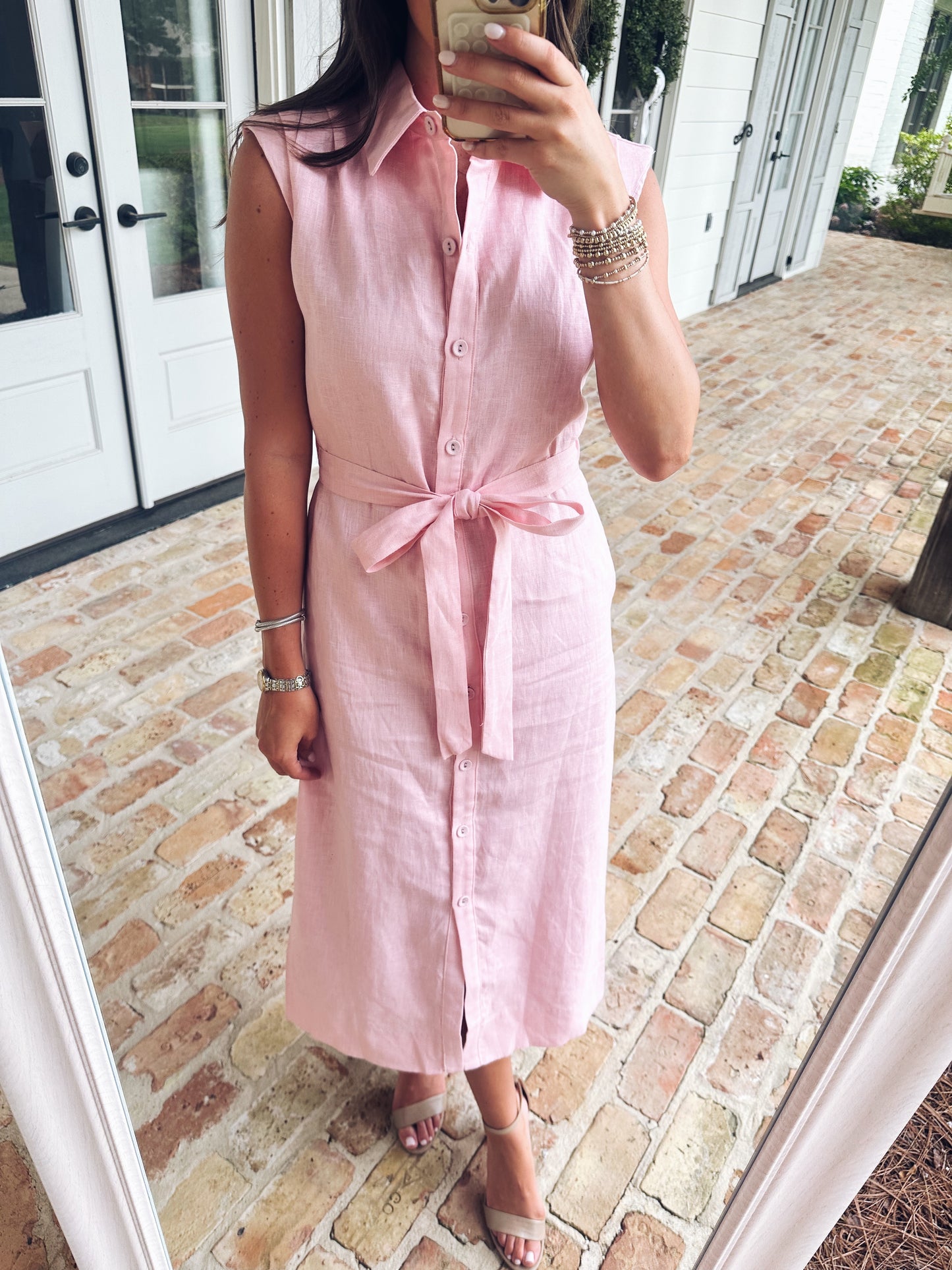 Campbell Linen Midi Dress