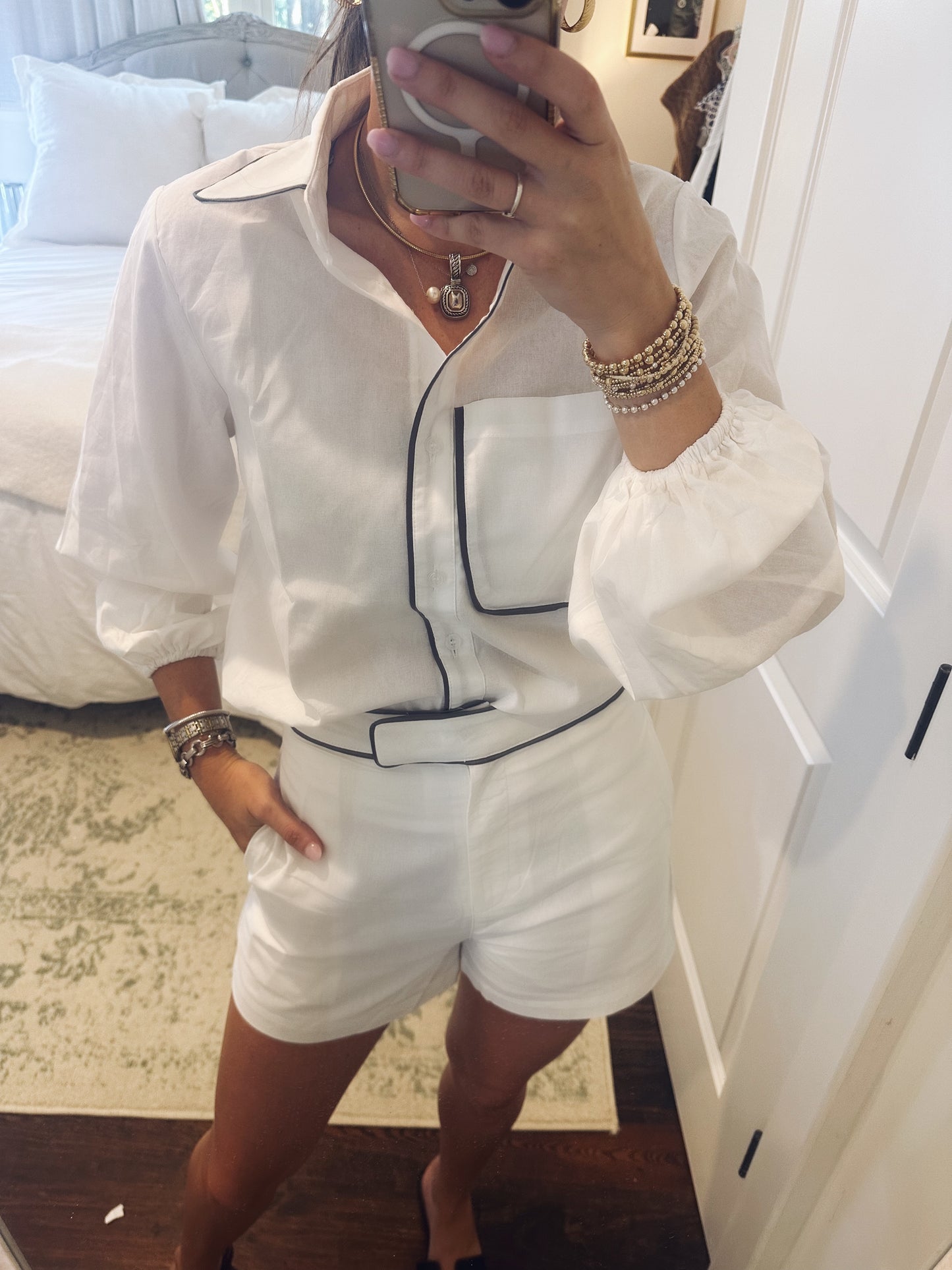 Meredith Linen Shorts