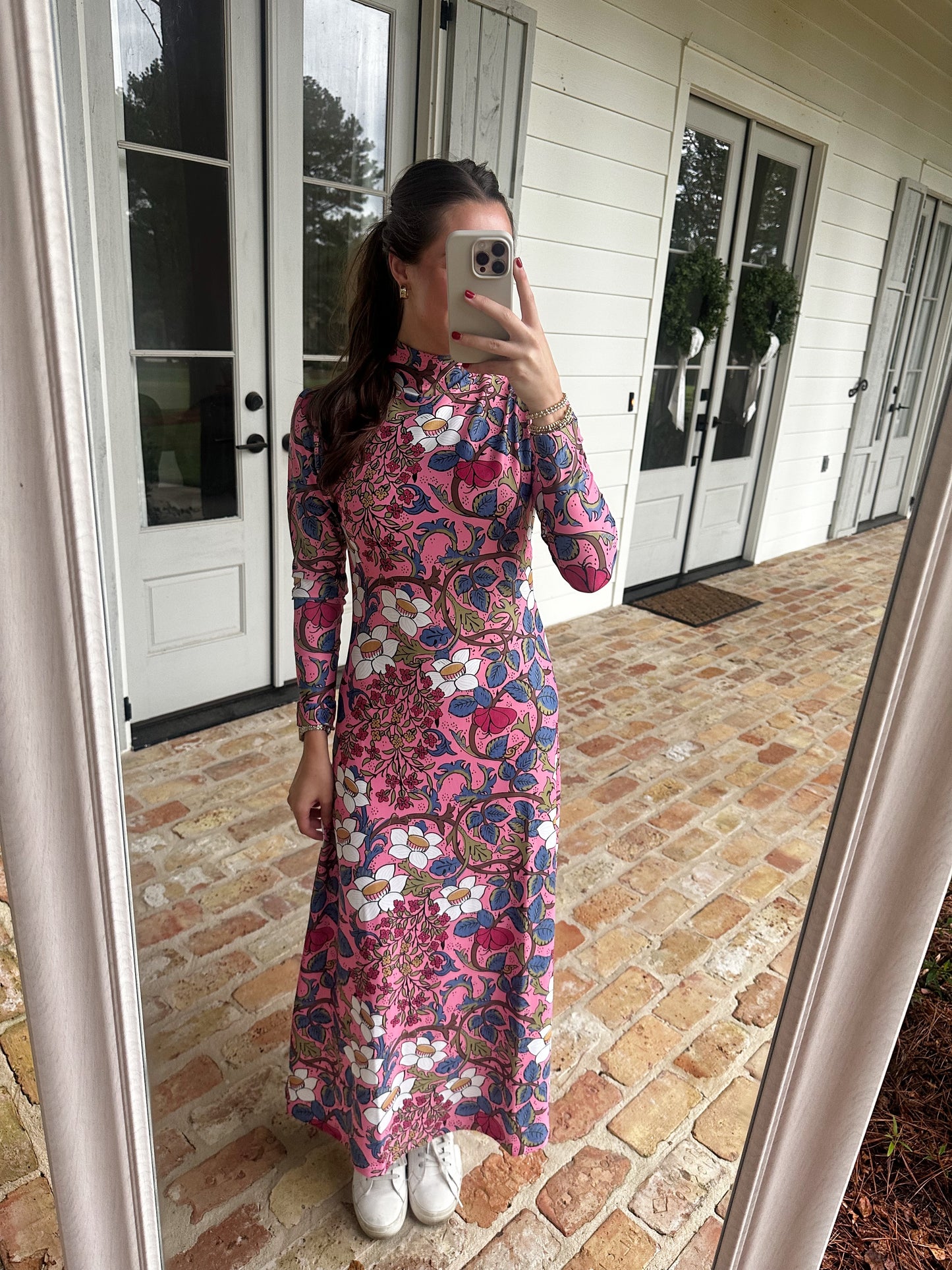 Fall Floral Maxi Dress