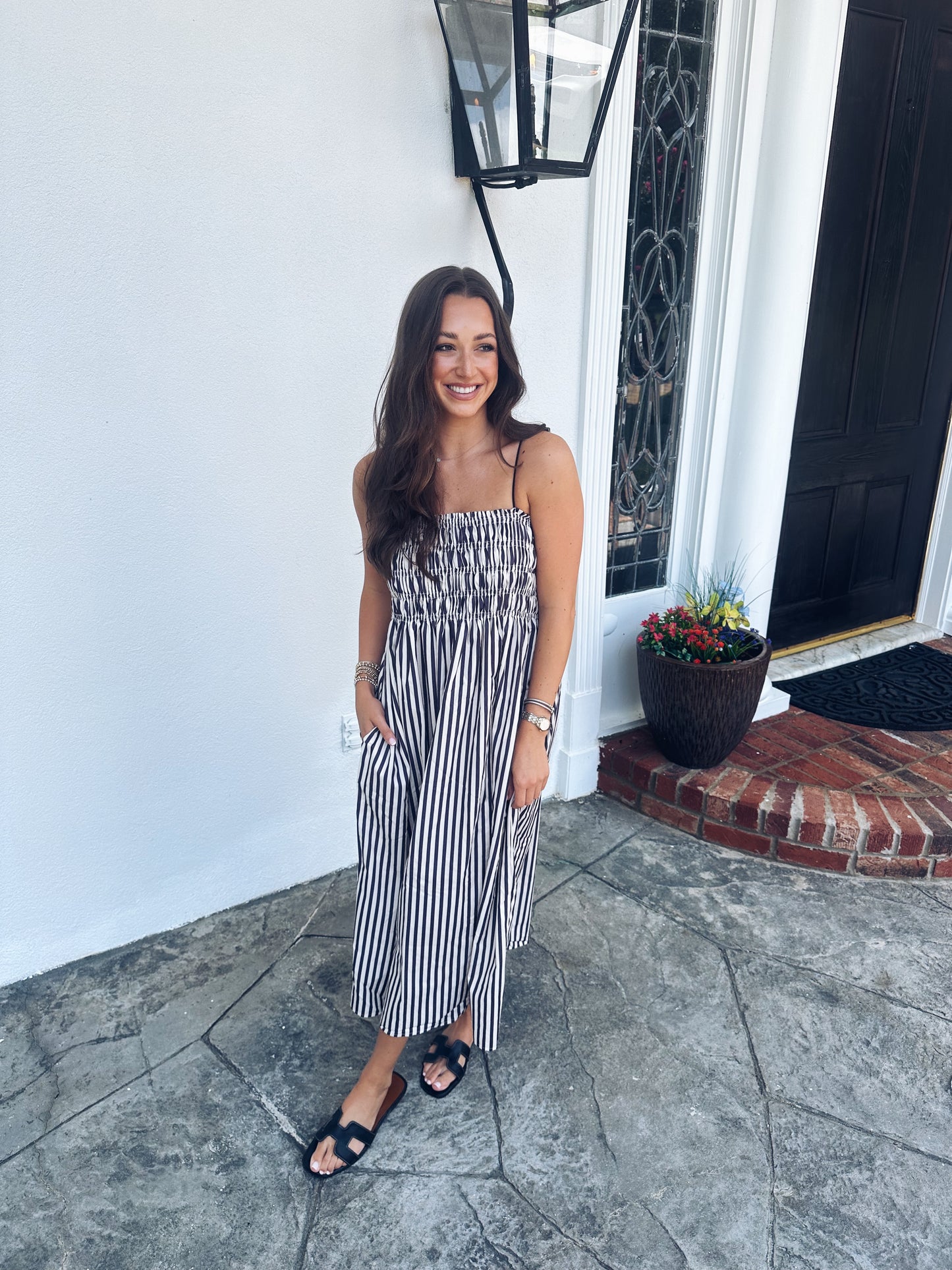 Ava Striped Maxi Dress