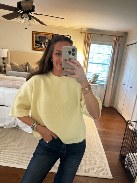Butter Short Sleeve Sweater