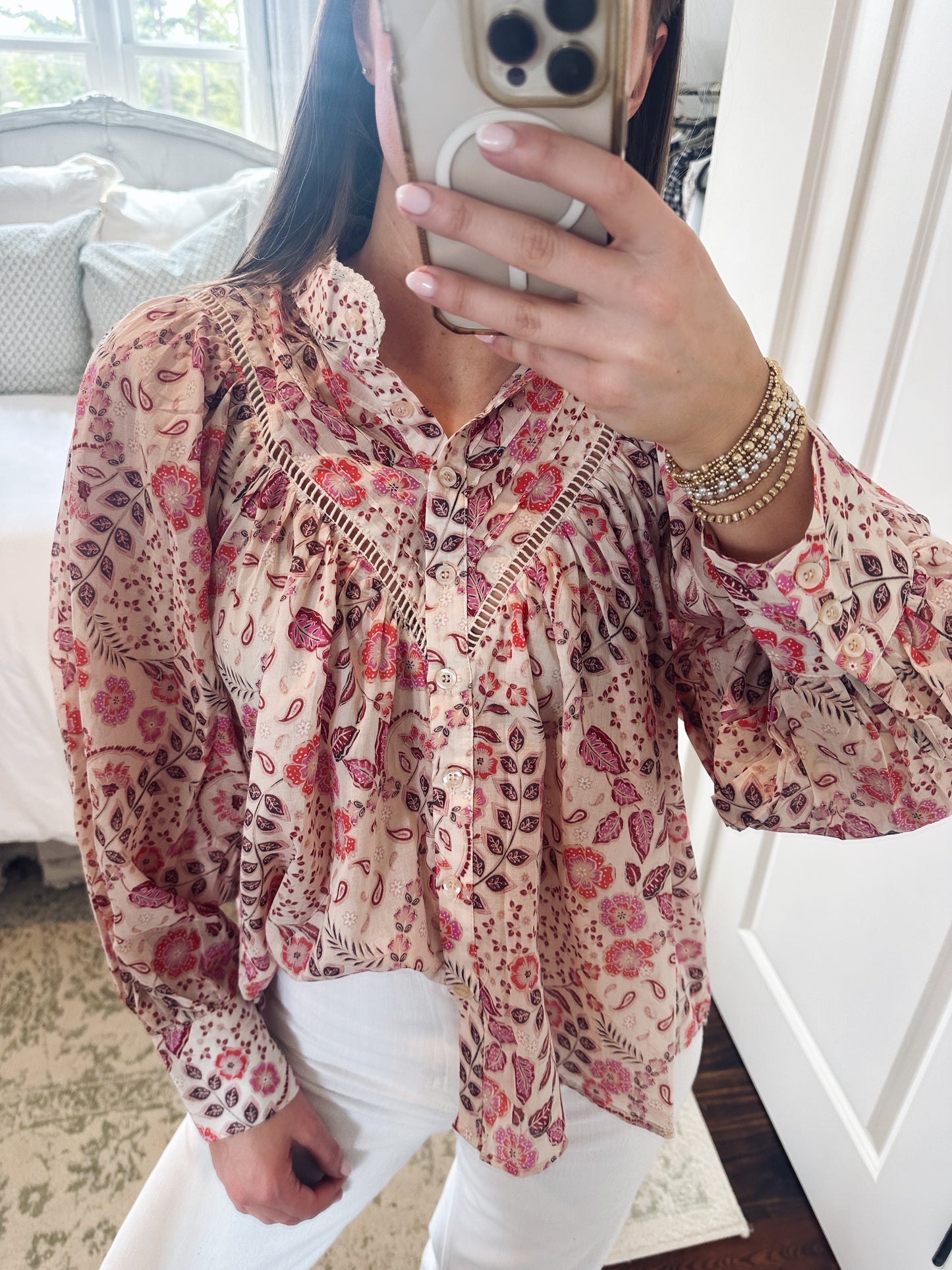 Spring Floral Blouse