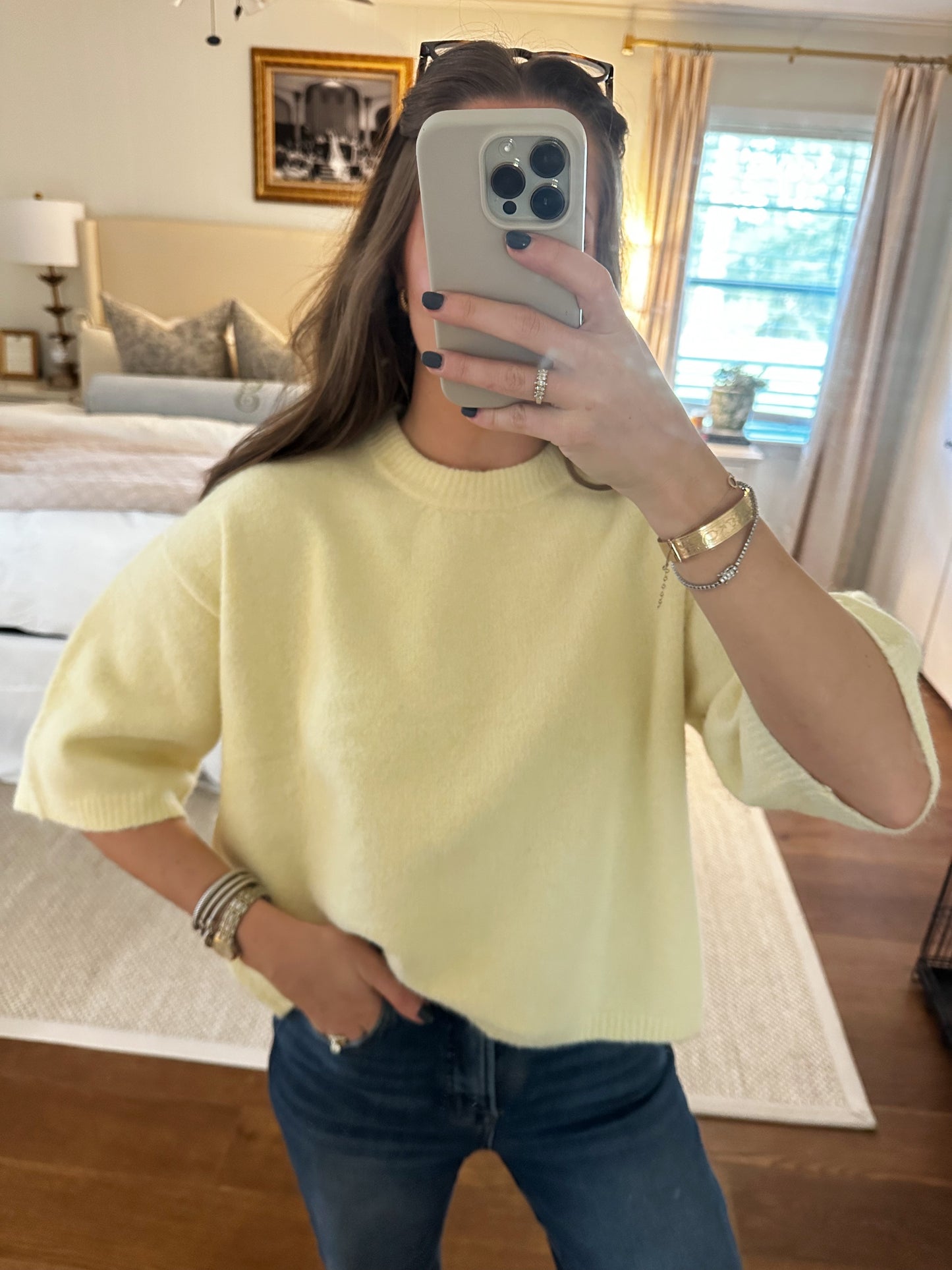 Butter Short Sleeve Sweater