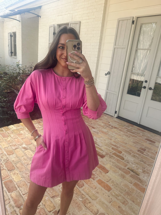 Juliet Pink Mini Dress