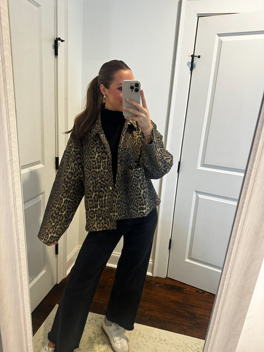 Leopard Print Jacket