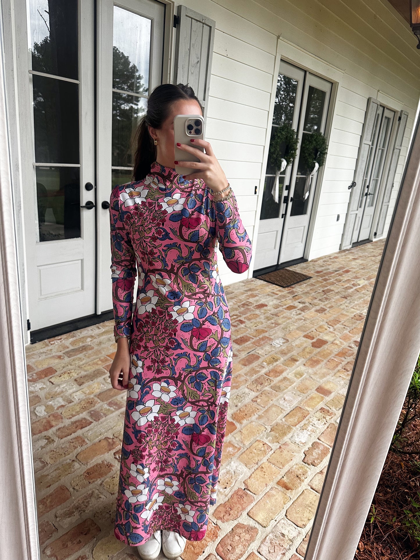 Fall Floral Maxi Dress