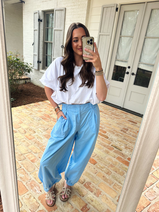 Pale Blue Joggers