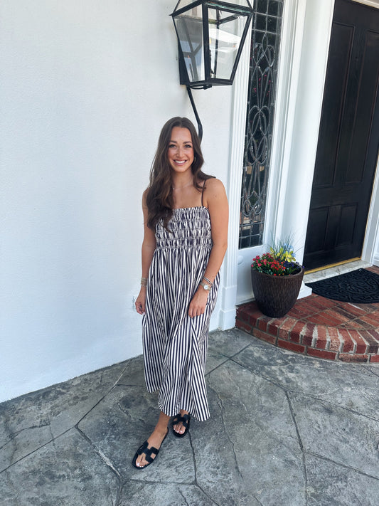 Ava Striped Maxi Dress