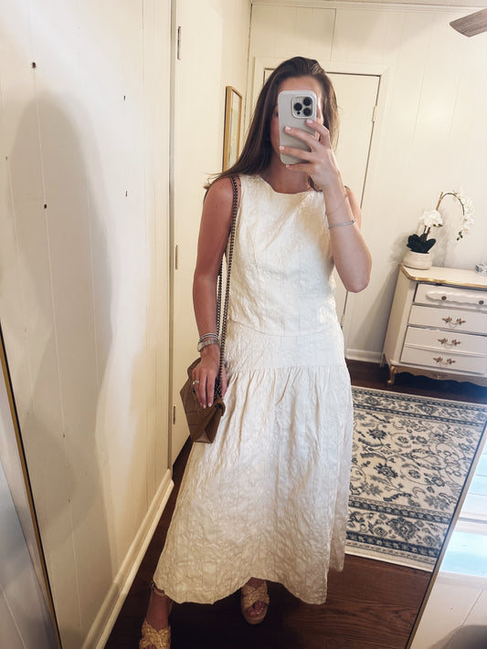 Floral Embroidered Set