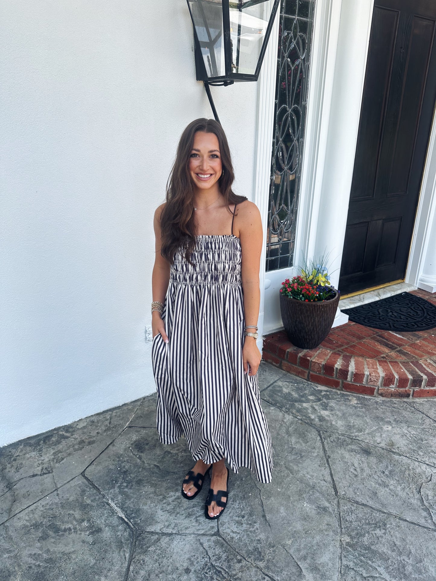 Ava Striped Maxi Dress