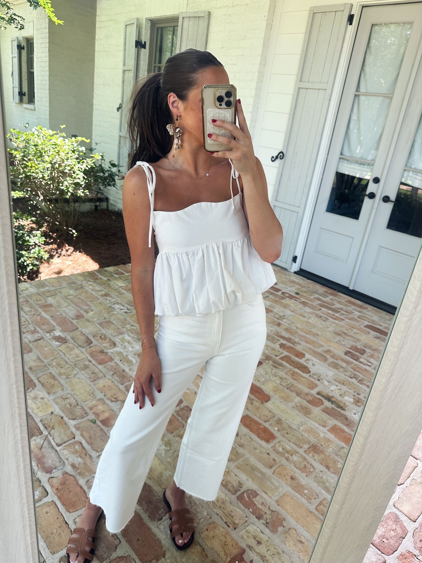 Wide Leg Denim - White