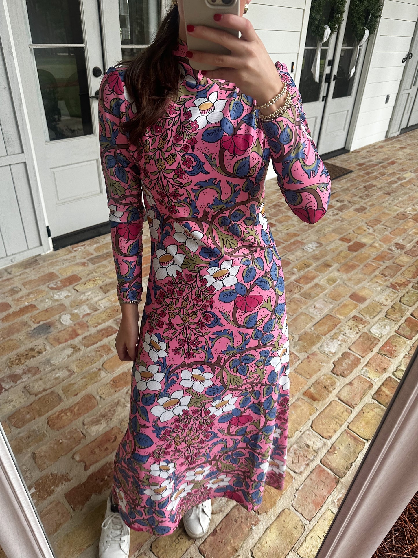 Fall Floral Maxi Dress