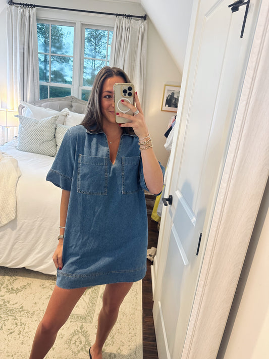 Denim Mini Dress