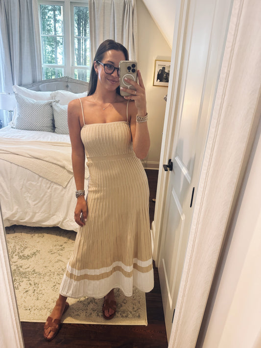 Nantucket Tan/Ivory Dress