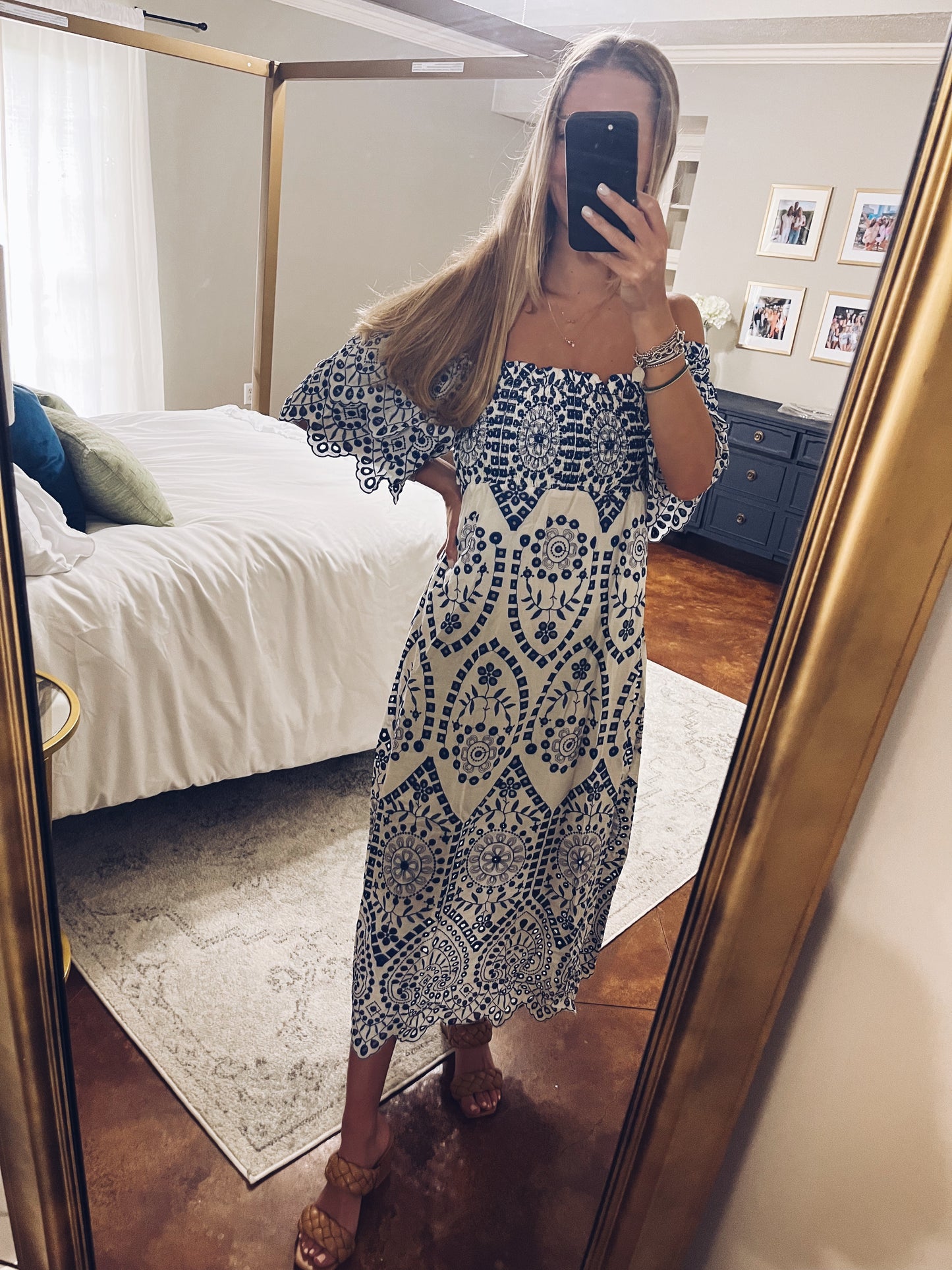 Ava Embroidered Dress