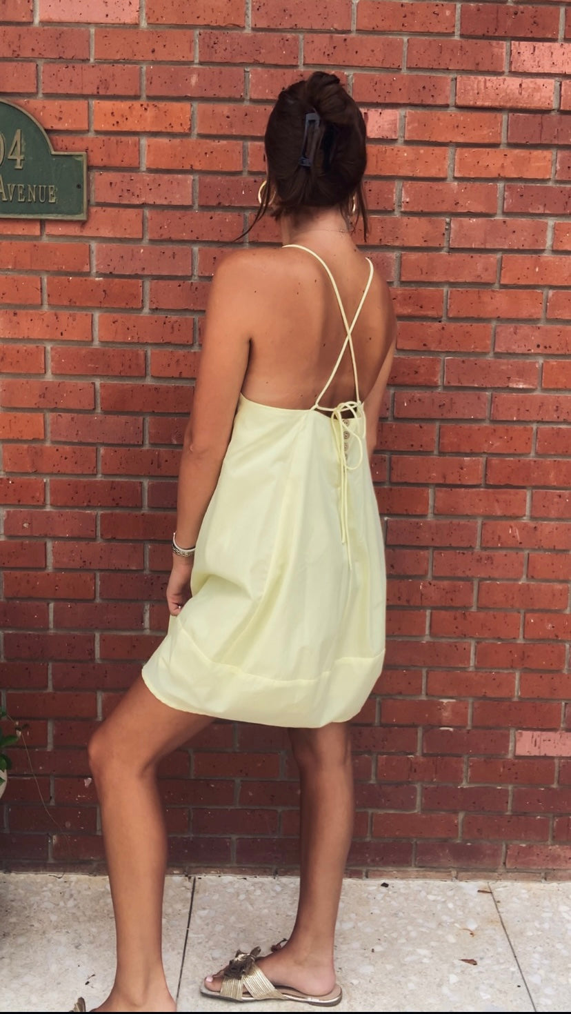 Lemon Bubble Dress