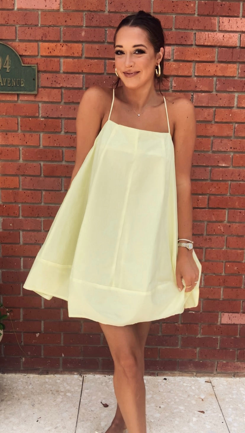 Lemon Bubble Dress