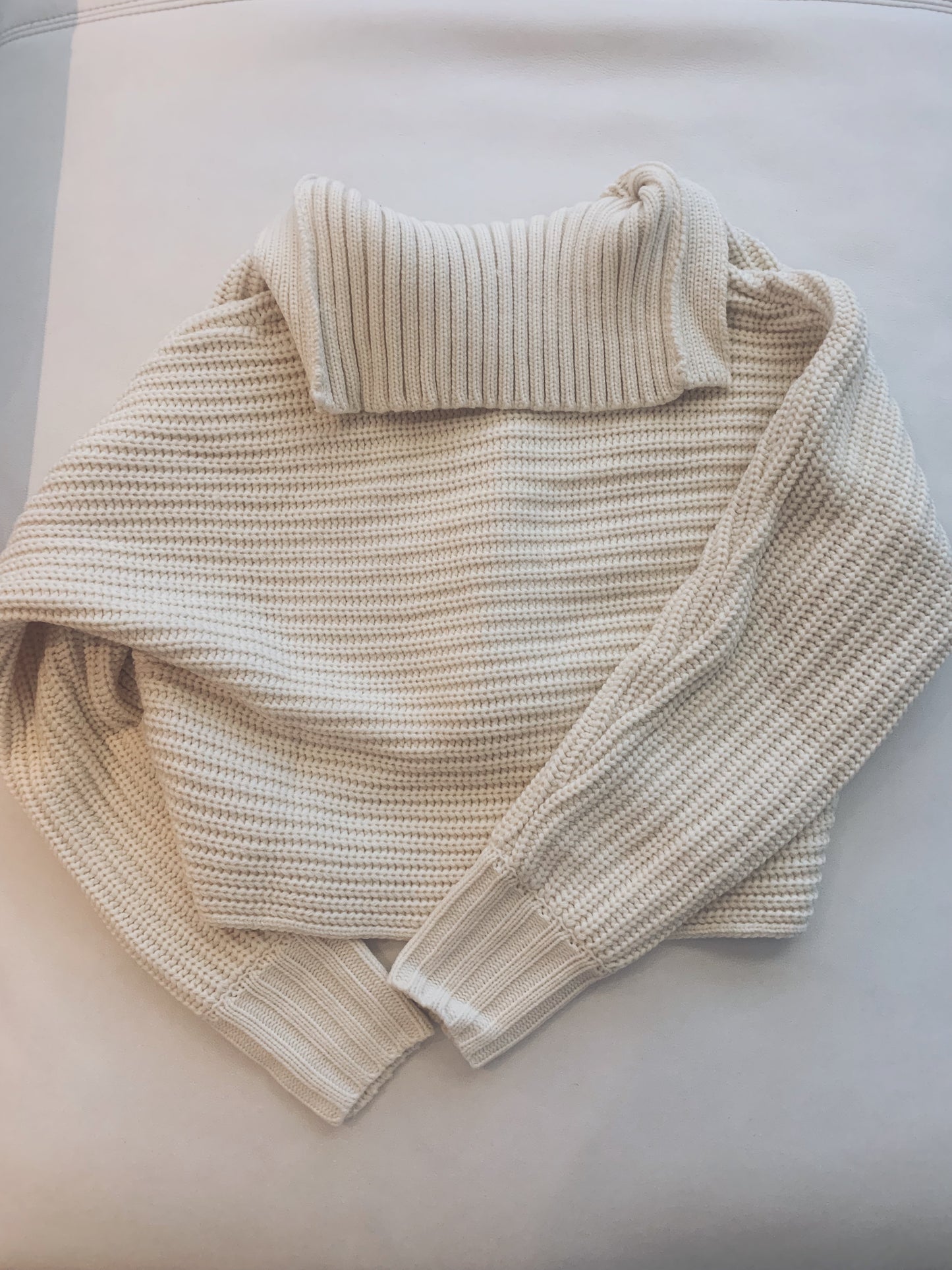 Catherine Collar Sweater - Cream