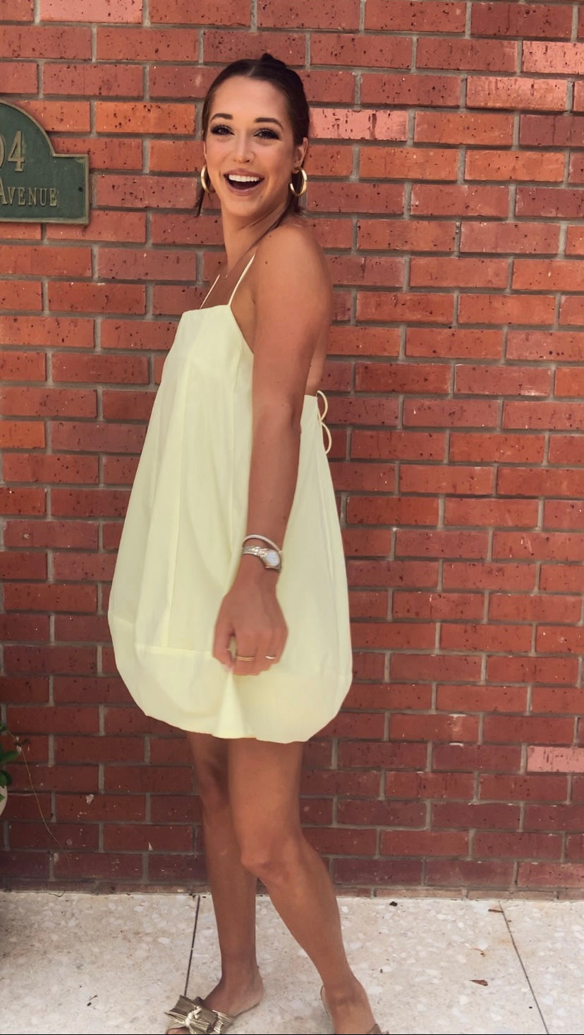 Lemon Bubble Dress